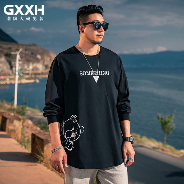 เสื้อยืดผู้ชายอ้วน S-5XL(อกเสื้อ39-51นิ้ว)
