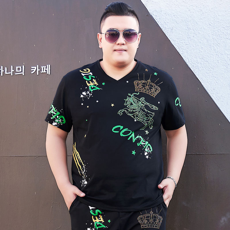 เสื้อยืดผู้ชายอ้วน S-5XL(อกเสื้อ39-51นิ้ว)