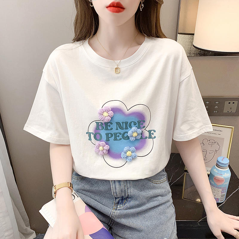 เสื้อยืดวัยรุ่นน่ารักๆ เสื้อวัยรุ่นแขนสั้น เสื้อผ้าวัยรุ่นเกาหลี แบรนด์ Wiyike