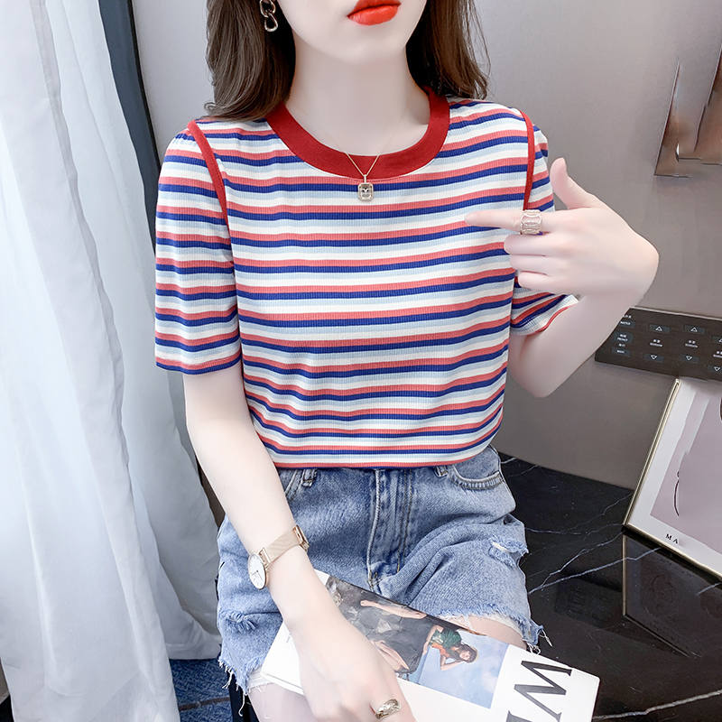 เสื้อยืดวัยรุ่นน่ารักๆ เสื้อวัยรุ่นแขนสั้น เสื้อผ้าวัยรุ่นเกาหลี แบรนด์ Wiyike