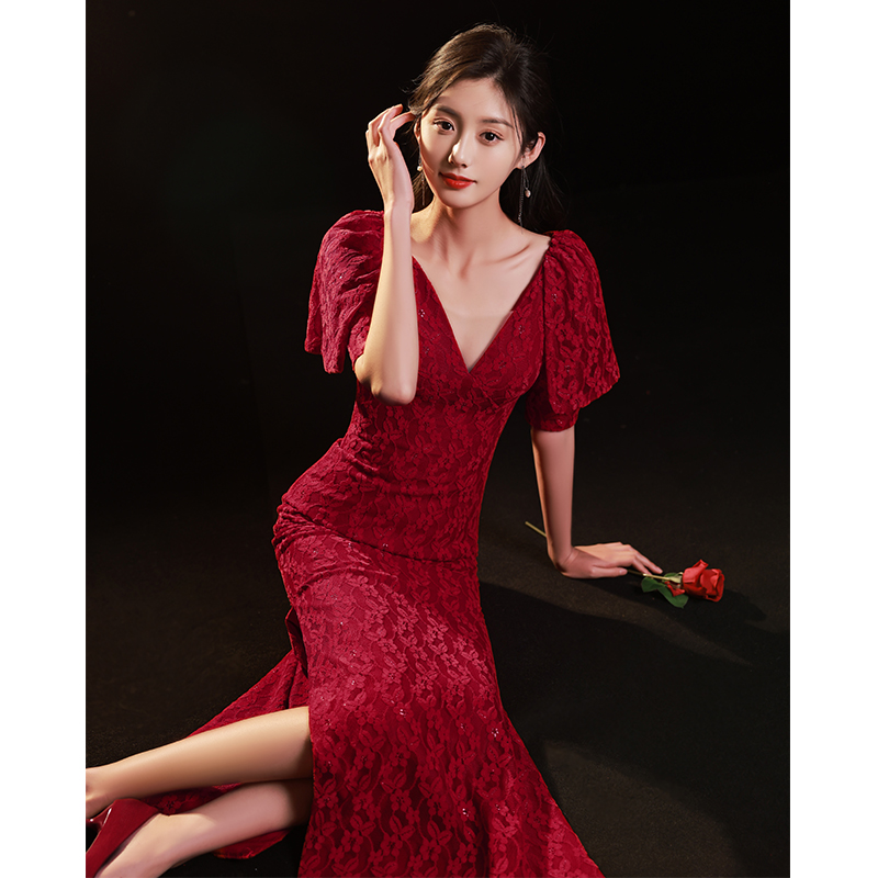 ชุดราตรี ชุดราตรีสวยหรู แบบ ทันสมัย Evening dress
