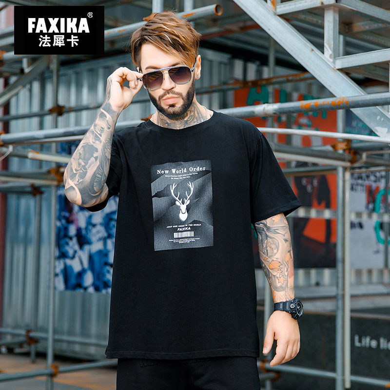 เสื้อยืดผู้ชายอ้วน S-5XL(อกเสื้อ39-51นิ้ว)