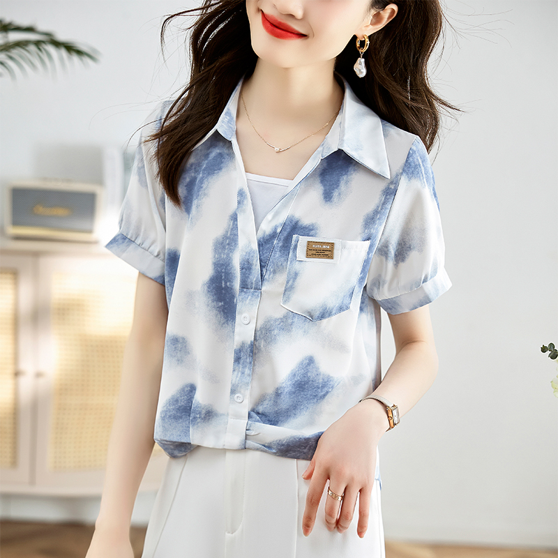 เสื้อเชิ้ตผู้หญิงแขนยาว เสื้อเชิ้ตผู้หญิงใส่ทํางาน 390 บาทต่อชิ้น ฟรีค่าจัดส่ง