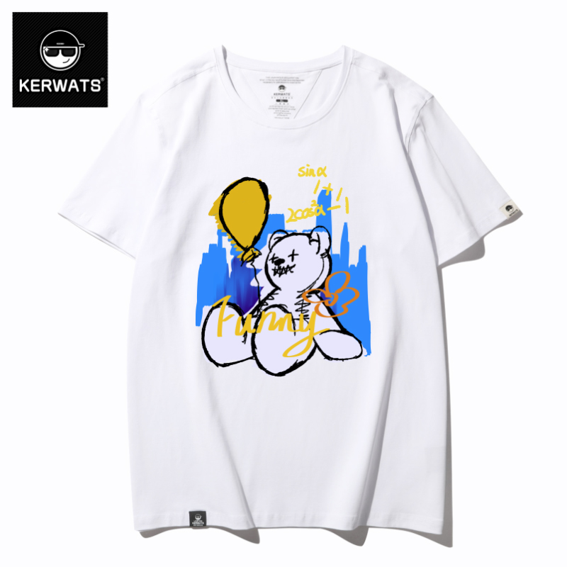 เสื้อยืดผู้ชายอ้วน S-6XL น้ำหนักผู้สวม 50-135 กิโลกรัม