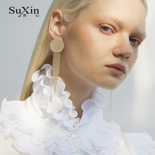 ตุ้มหู ต่างหู ต่างหูผู้หญิง By SuXin