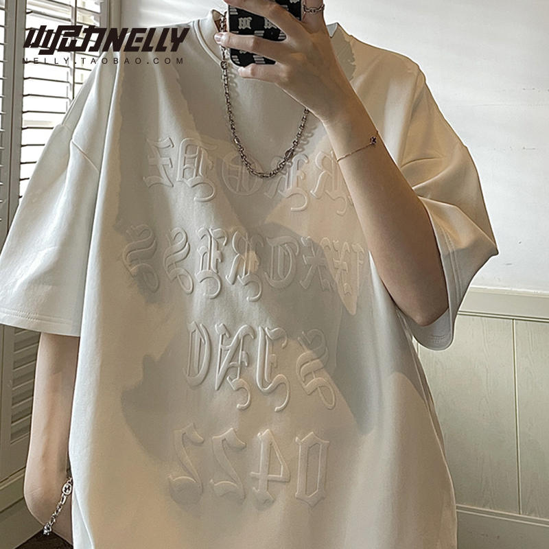 เสื้อยืดคอกลม ผู้ชาย เสื้อยืดผู้ชายเกาหลี เสื้อยืดเกาหลี แบรนด์ NELLY