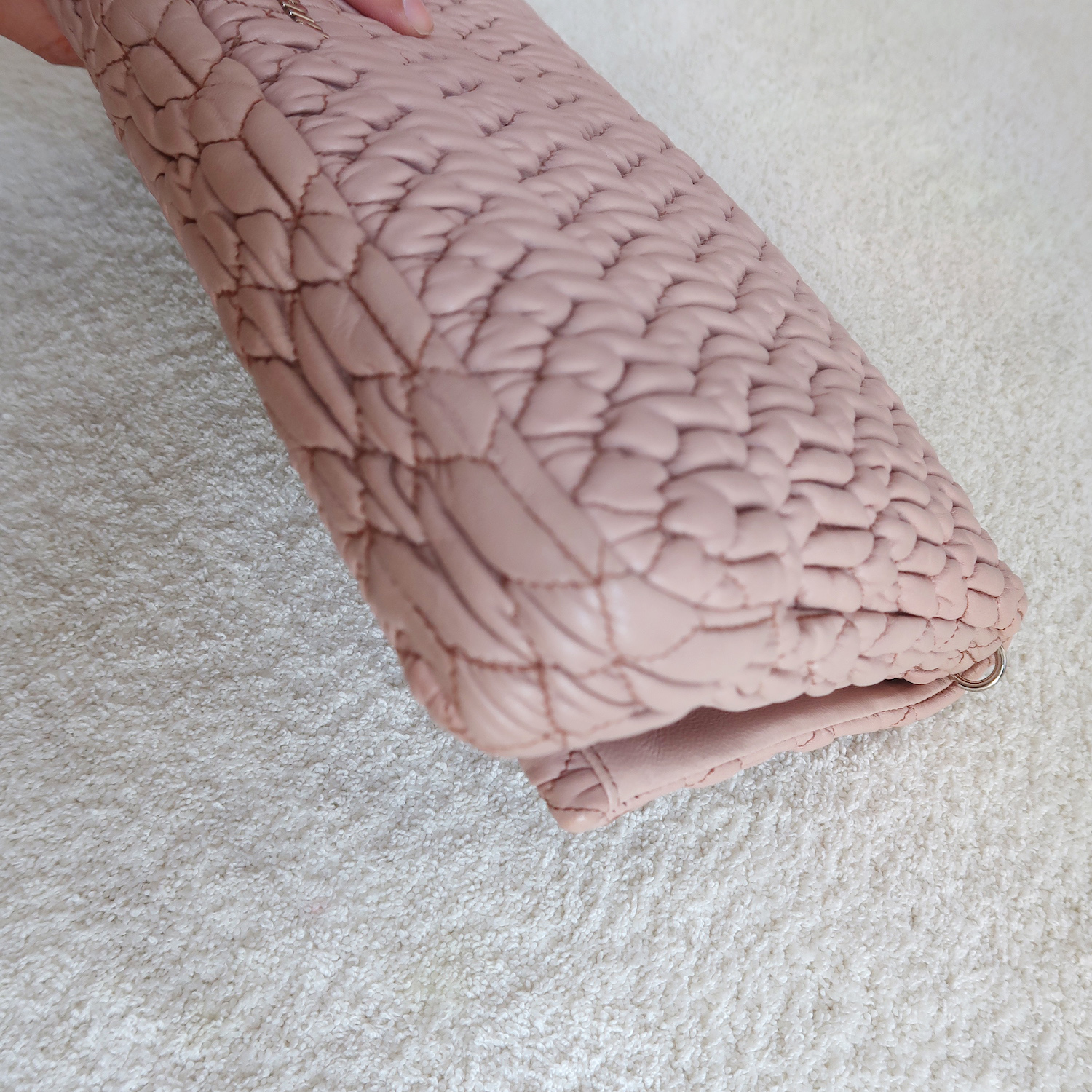 Miu Miu Cameo Matelasse Large Crystal Clutch