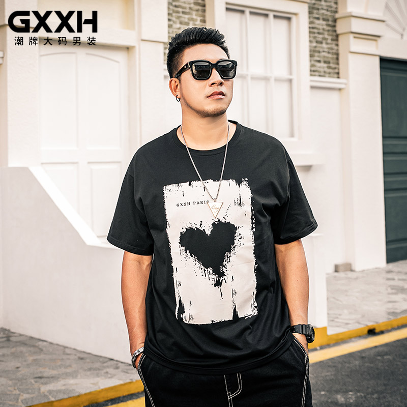 เสื้อยืดผู้ชายอ้วน S-5XL(อกเสื้อ39-51นิ้ว)
