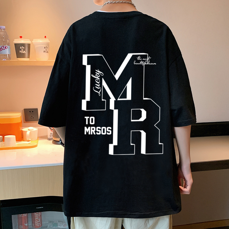 เสื้อยืดผู้ชายอ้วน XL-5XL อกเสื้อ40-52 นิ้ว