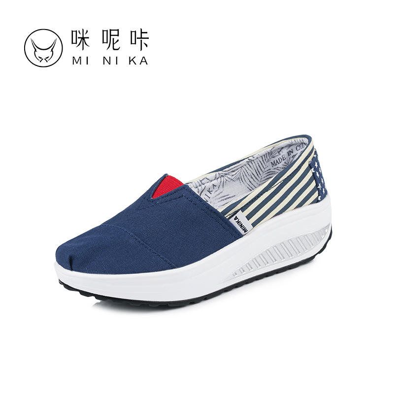 รองเท้าผ้าใบ รองเท้าลำลอง รองเท้าผ้าใบลำลอง รองเท้าแฟชั่นแบบสวม Slipper Shop