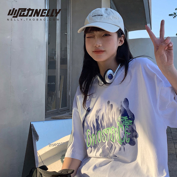 เสื้อยืดคอกลม ผู้ชาย เสื้อยืดผู้ชายเกาหลี เสื้อยืดเกาหลี แบรนด์ NELLY