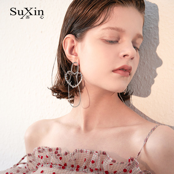 ตุ้มหู ต่างหู ต่างหูผู้หญิง By SuXin