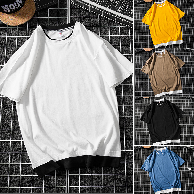 เสื้อยืดผู้ชายอ้วน XL-5XL อกเสื้อ40-52 นิ้ว