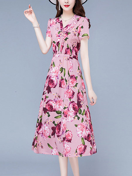 เดรสวัยผู้ใหญ่40-60ปี เดรสคุณแม่ ชุดเดรสทำงานวัยผู้ใหญ่ แบรนด์ MAMA DRESS