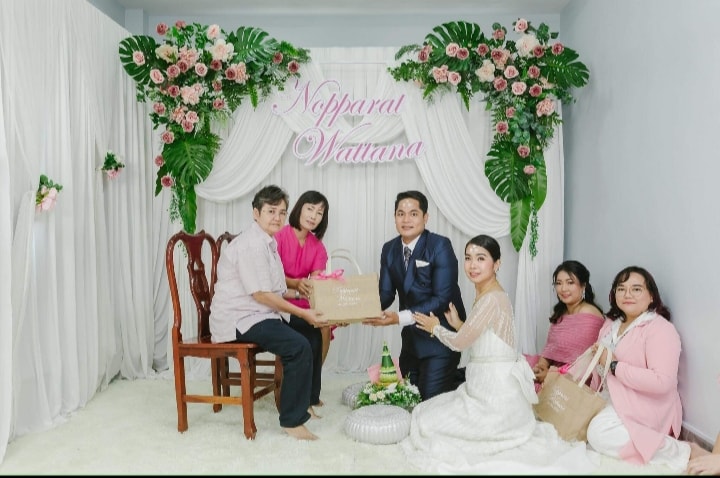 กระเป๋าผ้ากระสอบสำหรับใส่ของรับไหว้