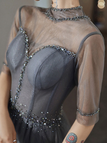 ชุดราตรี ชุดราตรีสวยหรู แบบ ทันสมัย Evening dress