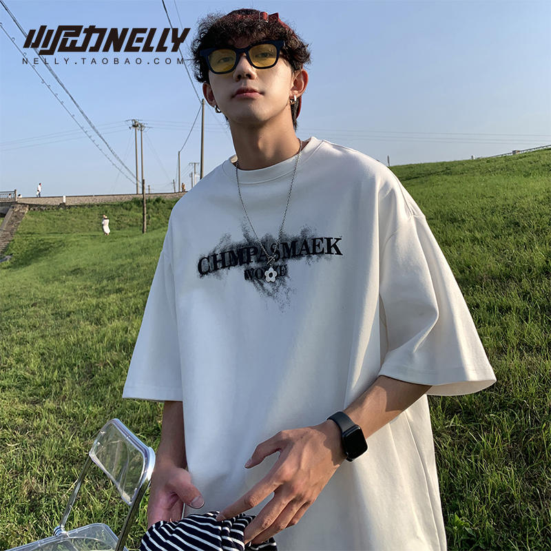 เสื้อยืดคอกลม ผู้ชาย เสื้อยืดผู้ชายเกาหลี เสื้อยืดเกาหลี แบรนด์ NELLY