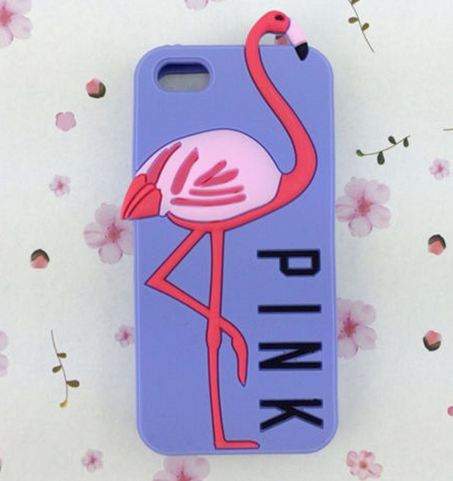 เคส iphone 6 ขนาด 4.7 นิ้ว เคส วิคตอเรีย ซีเคร็ท Pink สีม่วงอ่อน ดอกลาเวนเดอร์ ลาย นกฟลามิงโก้ เคสลาย แปลก หายาก 763134_3