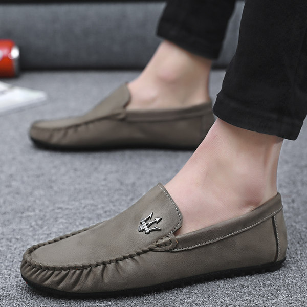 รองเท้าหนังผู้ชาย มีไซส์39-44 รองเท้าโลฟเฟอร์ชาย Slip-On Shoes