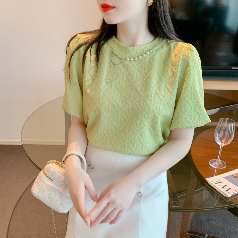 เสื้อผ้าวัยรุ่นเกาหลี เสื้อยืดวัยรุ่นผู้หญิง มีขนาด S M L XL