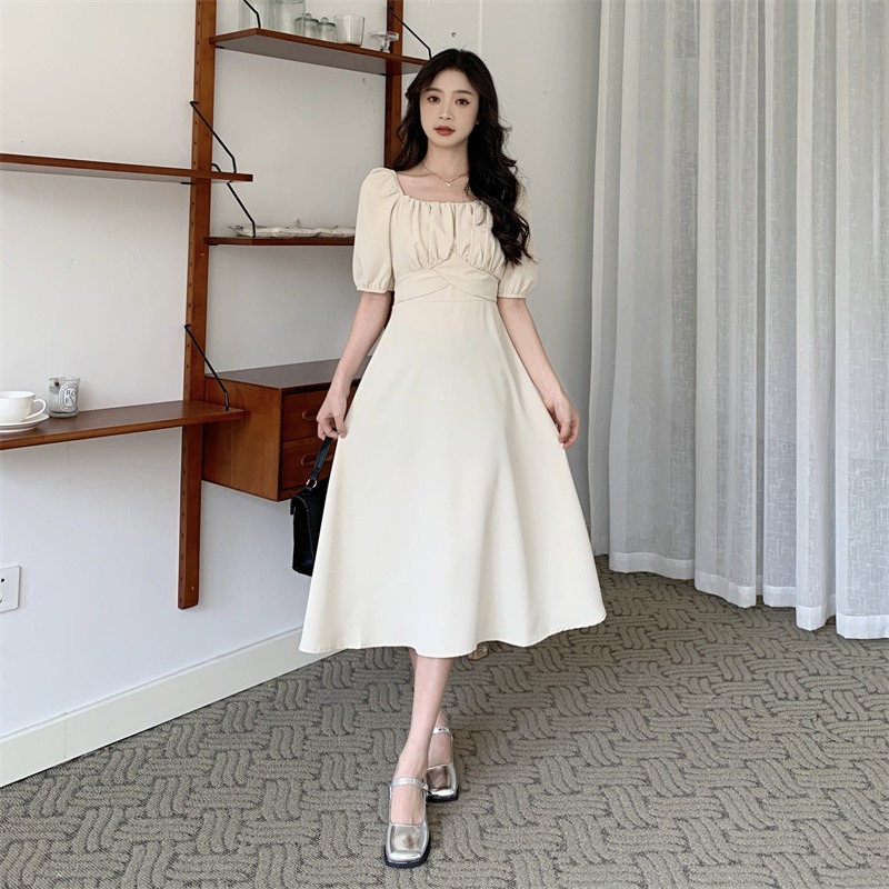 เดรสแขนสั้น มีไซส์ L-4XLอก 38-47 นิ้ว ใส่ได้ทั้งสาวหุ่นดีน่ารักจนถึงสาวอวบพลัสไซส์ จัดส่งฟรี! ทักแชทสั่งซื้อ