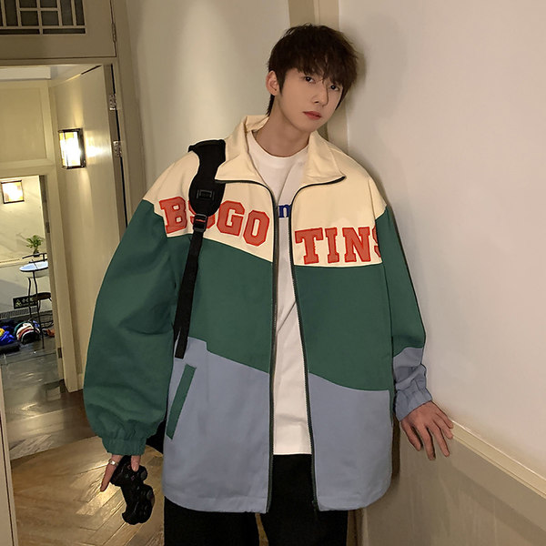 เสื้อแจ็คเก็ตเบสบอล เสื้อคลุม เสื้อแขนยาวสไตล์เกาหลี