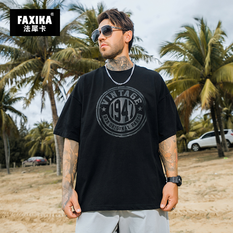 เสื้อยืดผู้ชายอ้วน S-5XL(อกเสื้อ39-51นิ้ว)