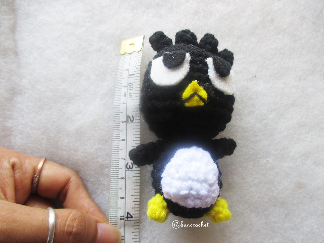 พวงกุญแจแบดแบดมารุถัก badbadz maru amigurumi crochet