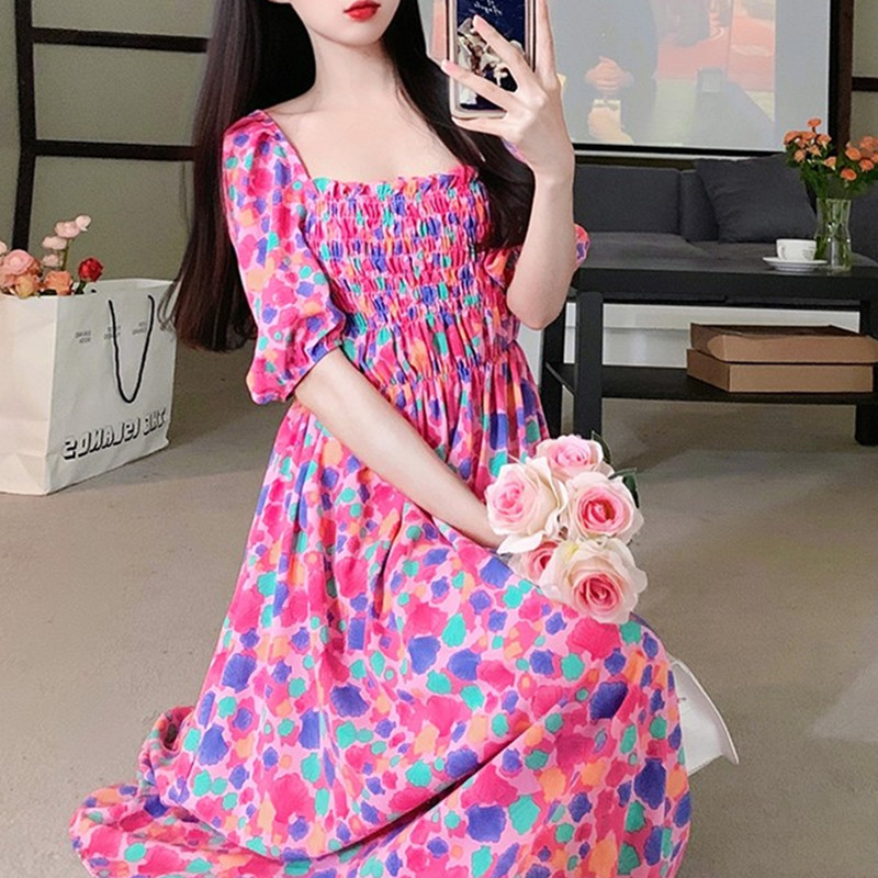 เดรสวัยรุ่น-เดรสคนอ้วนวัยรุ่น L-4XL(อก38-46 นิ้ว)