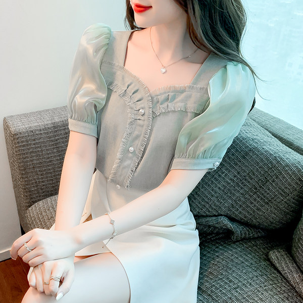 เสื้อเชิ้ตแขนยาววัยรุ่น ลายสวยๆ แบรนด์ YIL AN