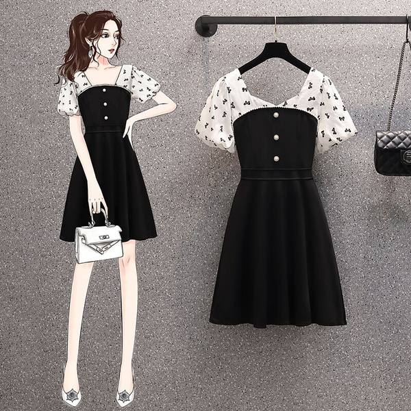 เดรสคนอ้วน เดรสสาวอวบ ชุดเดรสคนอ้วนวัยรุ่น BY PLUS SIZE Girl