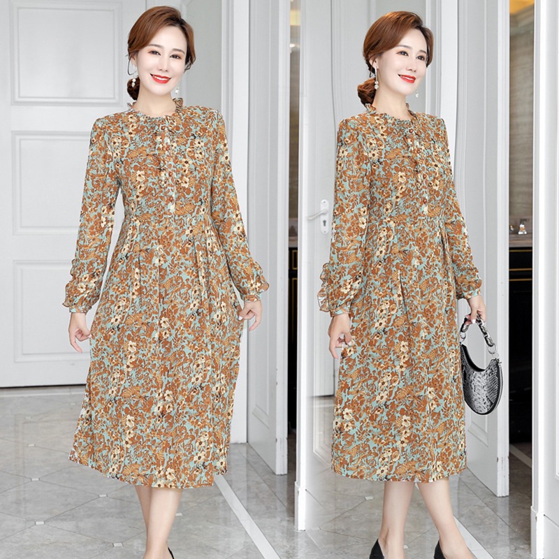 เดรสวัยผู้ใหญ่40-60ปีเดรสคุณแม่
