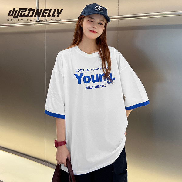 เสื้อยืดคอกลม ผู้ชาย เสื้อยืดผู้ชายเกาหลี เสื้อยืดเกาหลี แบรนด์ NELLY