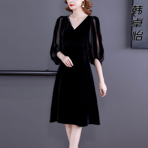เดรสวัยผู้ใหญ่40-60ปี เดรสคุณแม่ ชุดเดรสทำงานวัยผู้ใหญ่ แบรนด์ MAMA DRESS