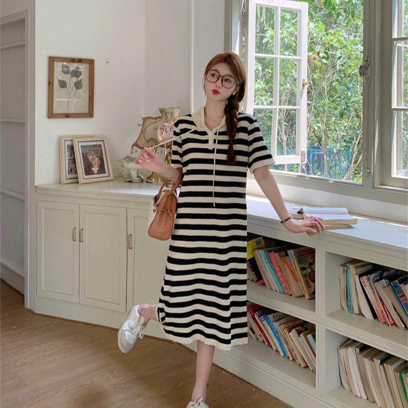 เดรสแขนสั้น มีไซส์ L-4XLอก 38-47 นิ้ว ใส่ได้ทั้งสาวหุ่นดีน่ารักจนถึงสาวอวบพลัสไซส์ จัดส่งฟรี! ทักแชทสั่งซื้อ