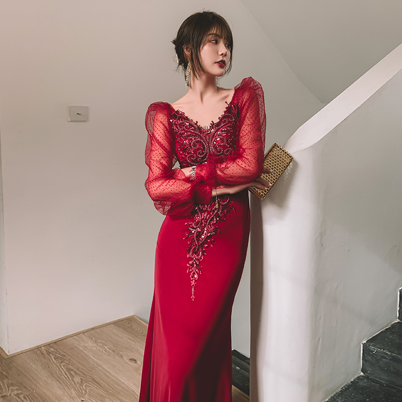 ชุดราตรี ชุดราตรีสวยหรู แบบ ทันสมัย Evening dress