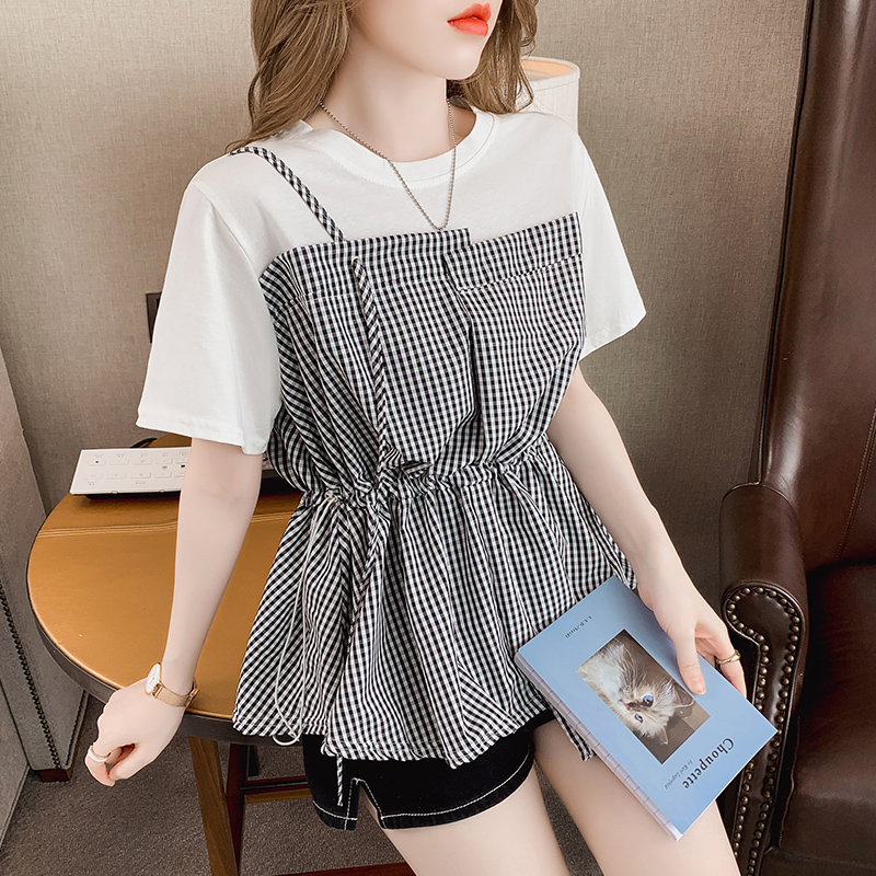 เสื้อยืดคนอ้วนแบบโอเวอร์ไซส์แบบ ulzzang fashion สนใจทักแชท