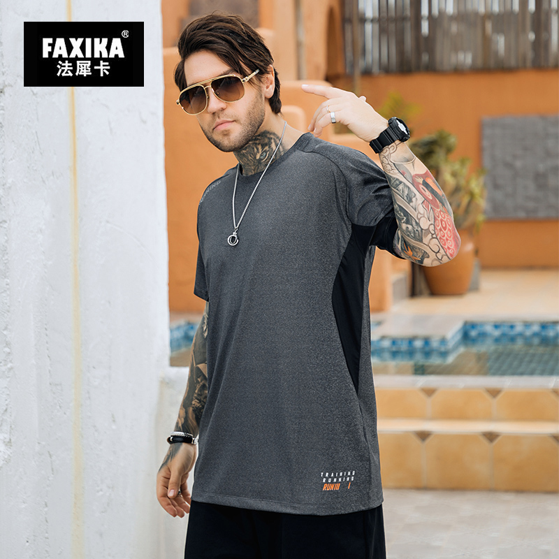 เสื้อยืดผู้ชายอ้วน S-5XL(อกเสื้อ39-51นิ้ว)