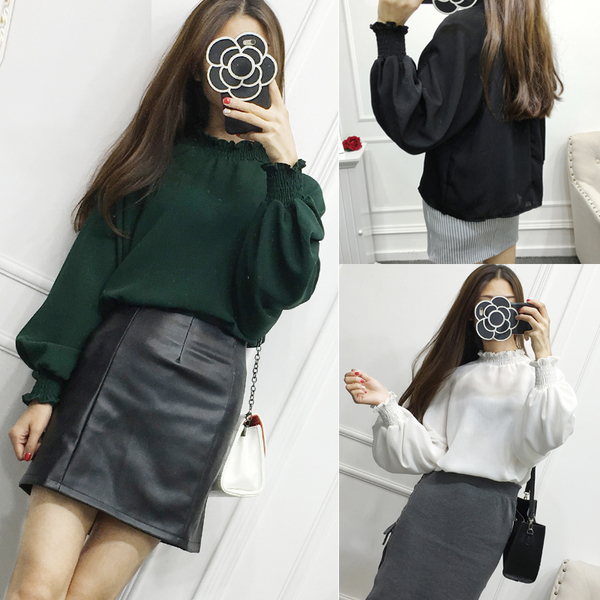 เสื้อแฟชั่นแขนยาว ผ้าเนื้อดีมีลายในตัว ถ่ายจากสินค้าจริง ทรงสวย งานดีเลยจ้า พร้อมส่ง