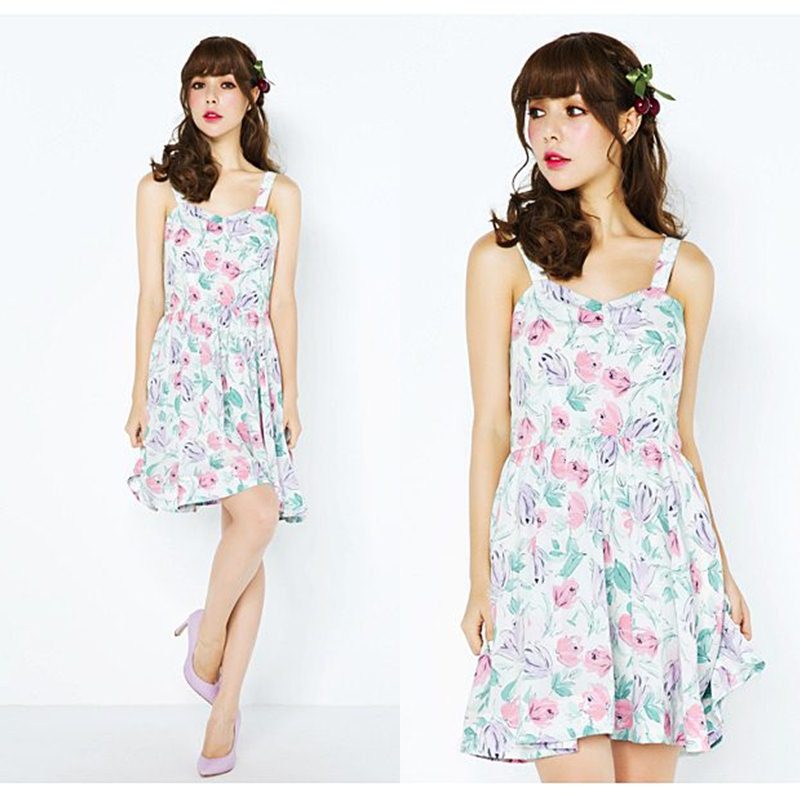 Dress4219 เดรสทรงสวยลายดอกไม้พื้นขาวโทนสีพาสเทล มีซิปข้างใส่ง่าย ช่วงเอวเข้ารูป กระโปรงบานพริ้วๆ ทิ้งตัว ผ้าชีฟองเกรดพรีเมียมเนื้อดีหนาสวยมีน้ำหนัก ผ้าเนื้อนุ่มใส่สบาย งานดีทรงดีดูสวยแพง ผ้าสวยเกินราคา ทรงนี้ใส่ได้บ่อย