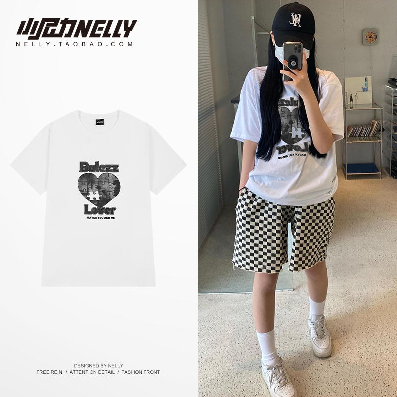 เสื้อยืดคอกลม ผู้ชาย เสื้อยืดผู้ชายเกาหลี เสื้อยืดเกาหลี แบรนด์ NELLY