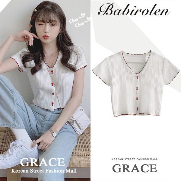 เสื้อเชิ้ตวัยรุ่น เสื้อทีเชิ้ตสไตล์เกาหลี