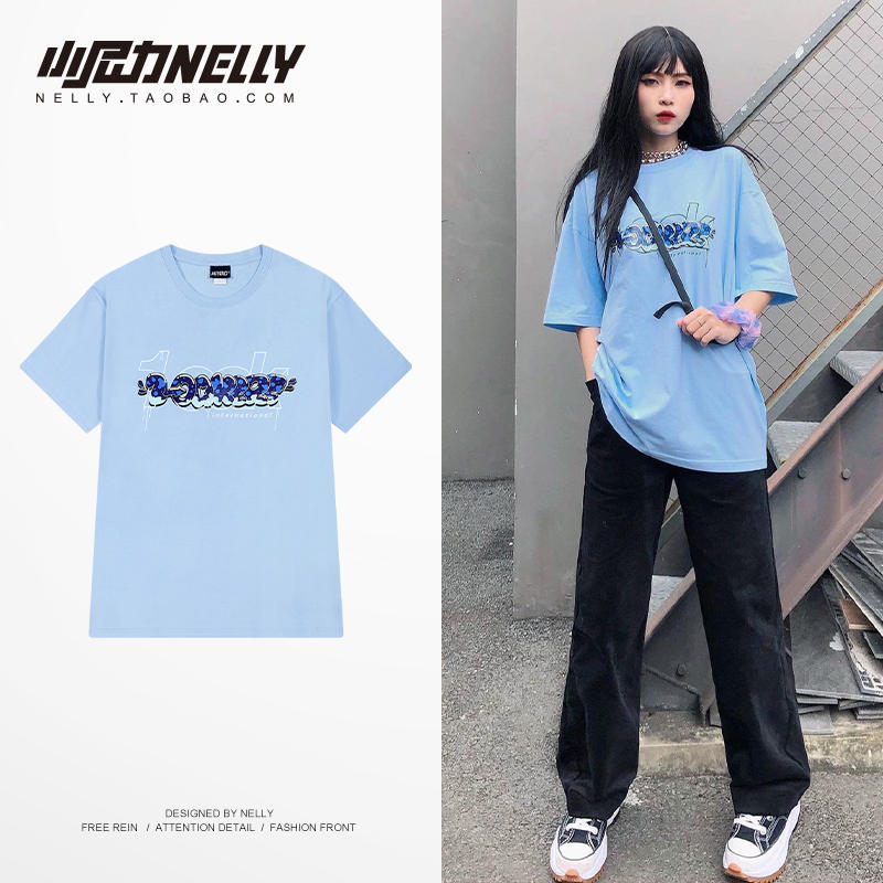 เสื้อยืดคอกลม ผู้ชาย เสื้อยืดผู้ชายเกาหลี เสื้อยืดเกาหลี แบรนด์ NELLY