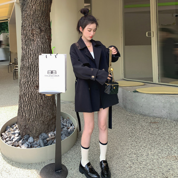 เสื้อโค้ท เสื้อโค้ทกันหนาว เสื้อโค้ทใส่เที่ยวต่างประเทศ ยี่ห้อ: Qianziqian