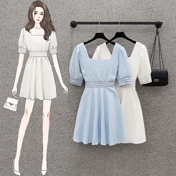 เดรสคนอ้วน เดรสสาวอวบ ชุดเดรสคนอ้วนวัยรุ่น BY PLUS SIZE Girl