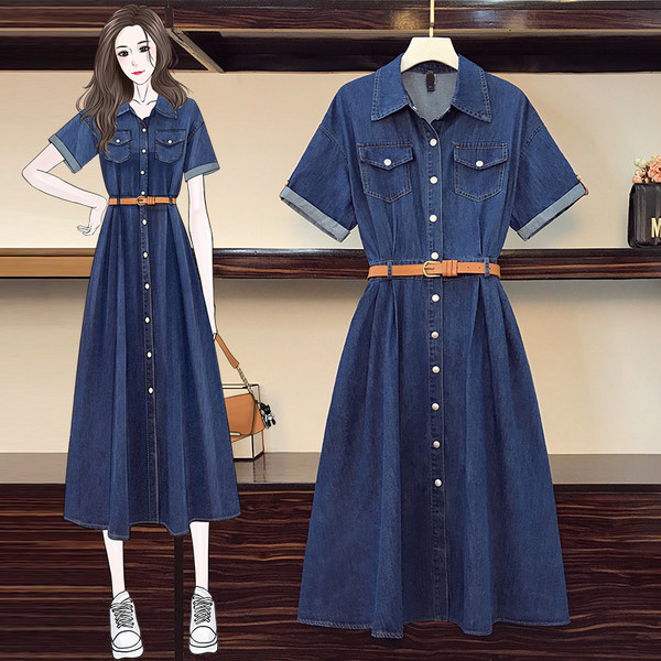 เดรสคนอ้วน เดรสสาวอวบ ชุดเดรสคนอ้วนวัยรุ่น BY PLUS SIZE Girl