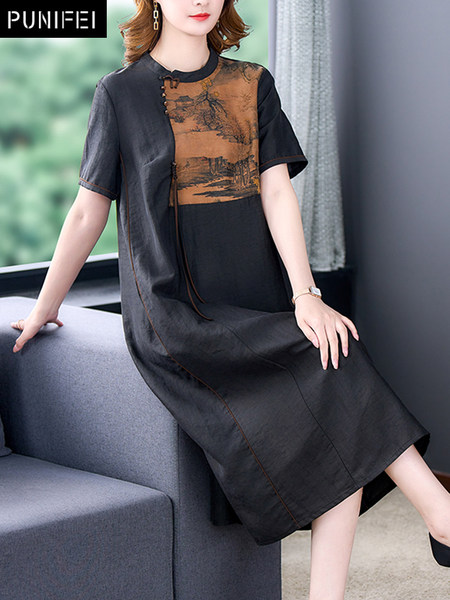 เดรสวัยผู้ใหญ่40-60ปี เดรสคุณแม่ ชุดเดรสทำงานวัยผู้ใหญ่ แบรนด์ MAMA DRESS