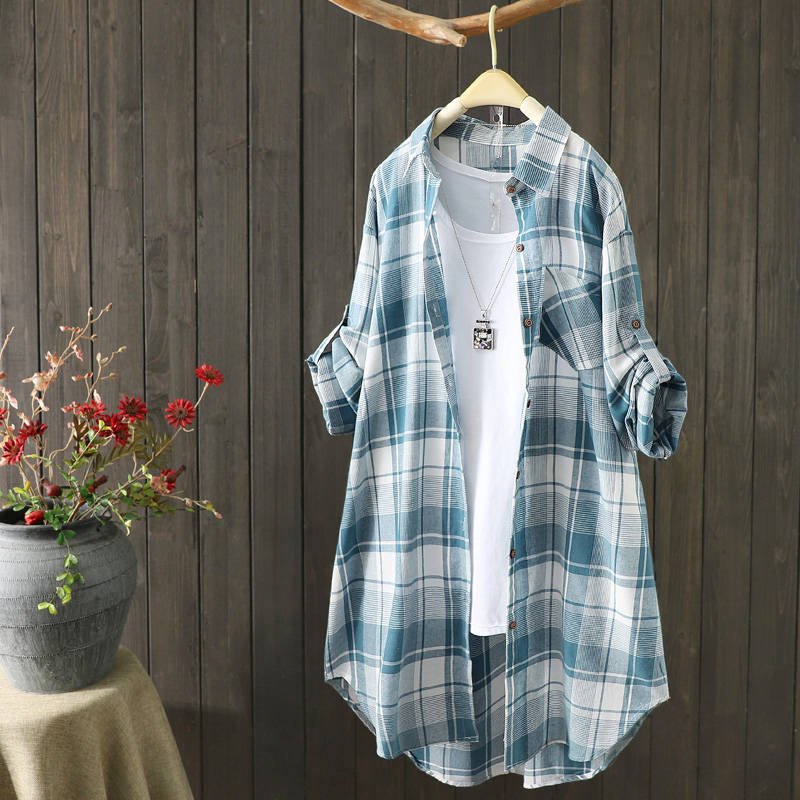 แบบเสื้อสวยๆ เสื้อผ้าฝ้ายลินิน เสื้อเชิ้ตผ้าลินิน