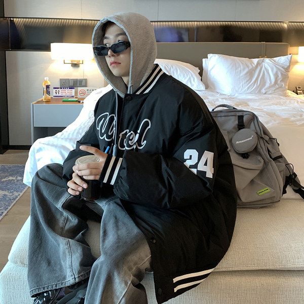 เสื้อแจ็คเก็ตเบสบอล เสื้อคลุม เสื้อแขนยาวสไตล์เกาหลี