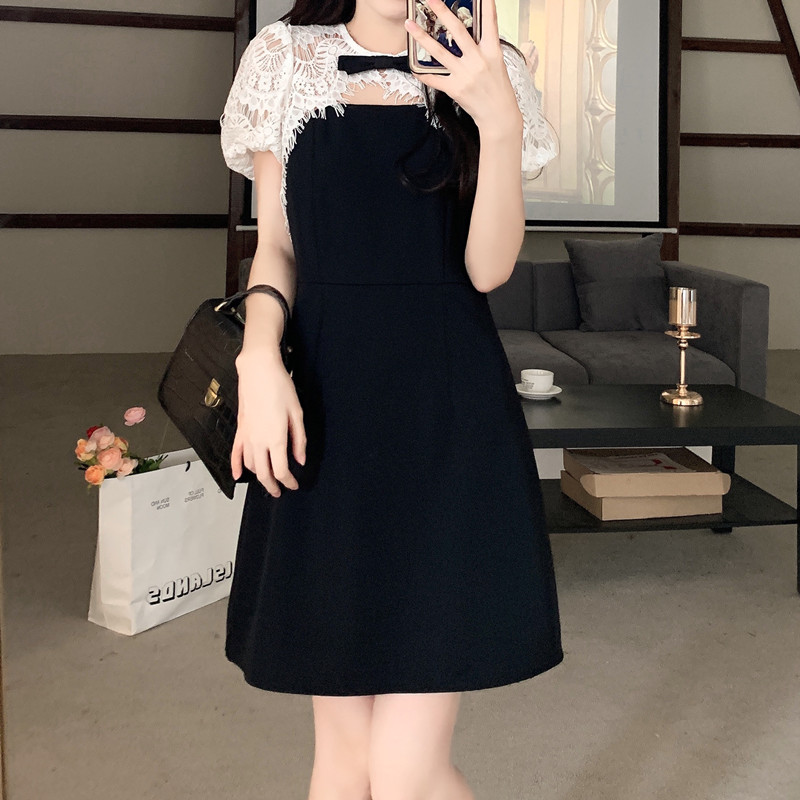 เดรสวัยรุ่น-เดรสคนอ้วนวัยรุ่น L-4XL(อก38-46 นิ้ว)